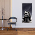 Adiyogi Shiva with Moon on the Head Canvas Wall Painting