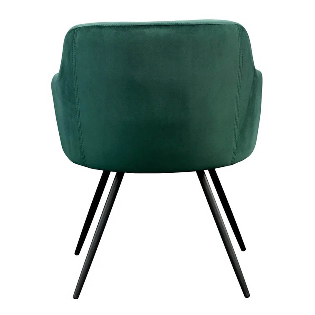 Aesthetic Green Plush Velvet Accent Chair - Decor Smart