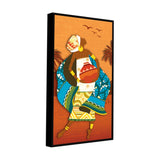 African Warli Abstract Art Canvas Wall Painting - Decor Smart