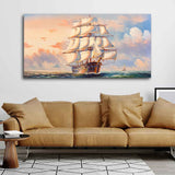 Amazing Sailing Ship Wall Painting - Decor Smart