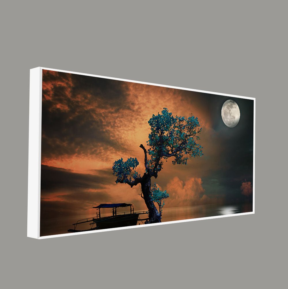 Amazing Tree Under the Moonlight Premium Painting - Decor Smart