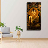 Ancient Buddha Statue Canvas Wall Painting - Decor Smart