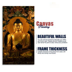 Ancient Buddha Statue Canvas Wall Painting