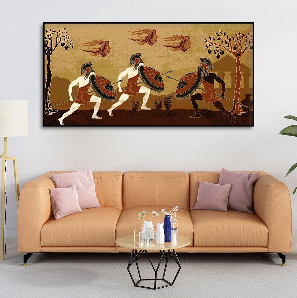 Ancient Greece Premium Wall Painting - Decor Smart