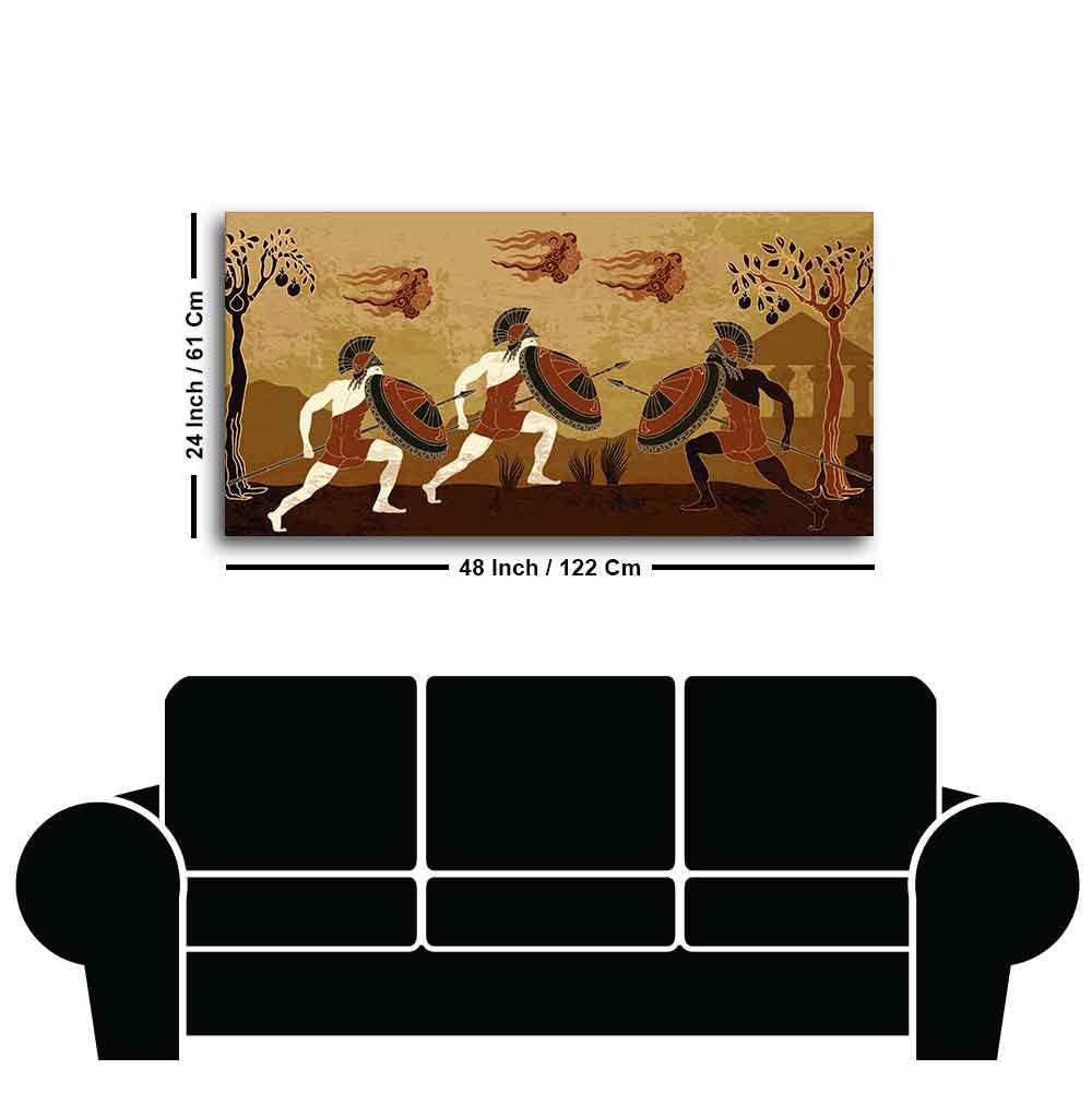 Ancient Greece Premium Wall Painting - Decor Smart
