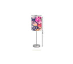 Artistic Art Printed Modern Stainless Steel Metal Finish Table Lamp