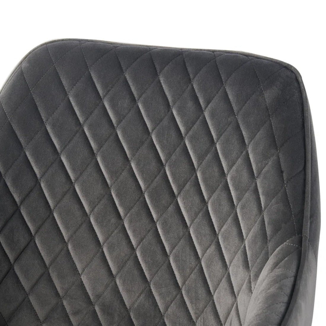 Artistic Classic Grey Diamond Cut Velvet Sofa Lounge Chair - Decor Smart