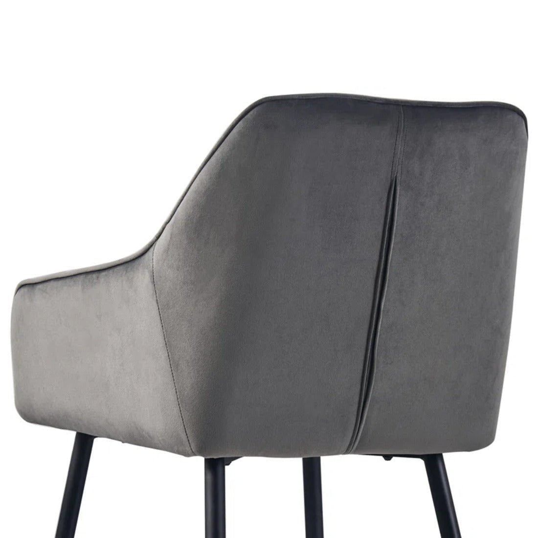 Artistic Classic Grey Diamond Cut Velvet Sofa Lounge Chair - Decor Smart