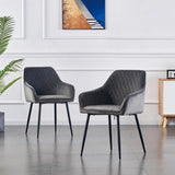 Artistic Classic Grey Diamond Cut Velvet Sofa Lounge Chair - Decor Smart