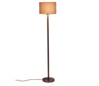 Artistic Grey Color Drum Shaped Designer Steel Floor Lamp