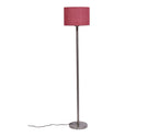 Artistic Pink Color Drum Shaped Designer Steel Floor Lamp