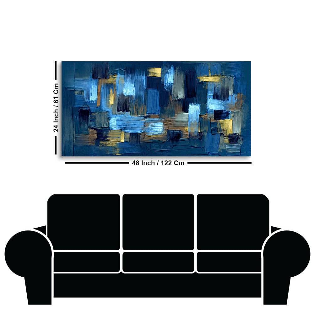 Attractive Abstract Art Canvas Wall Painting - Decor Smart
