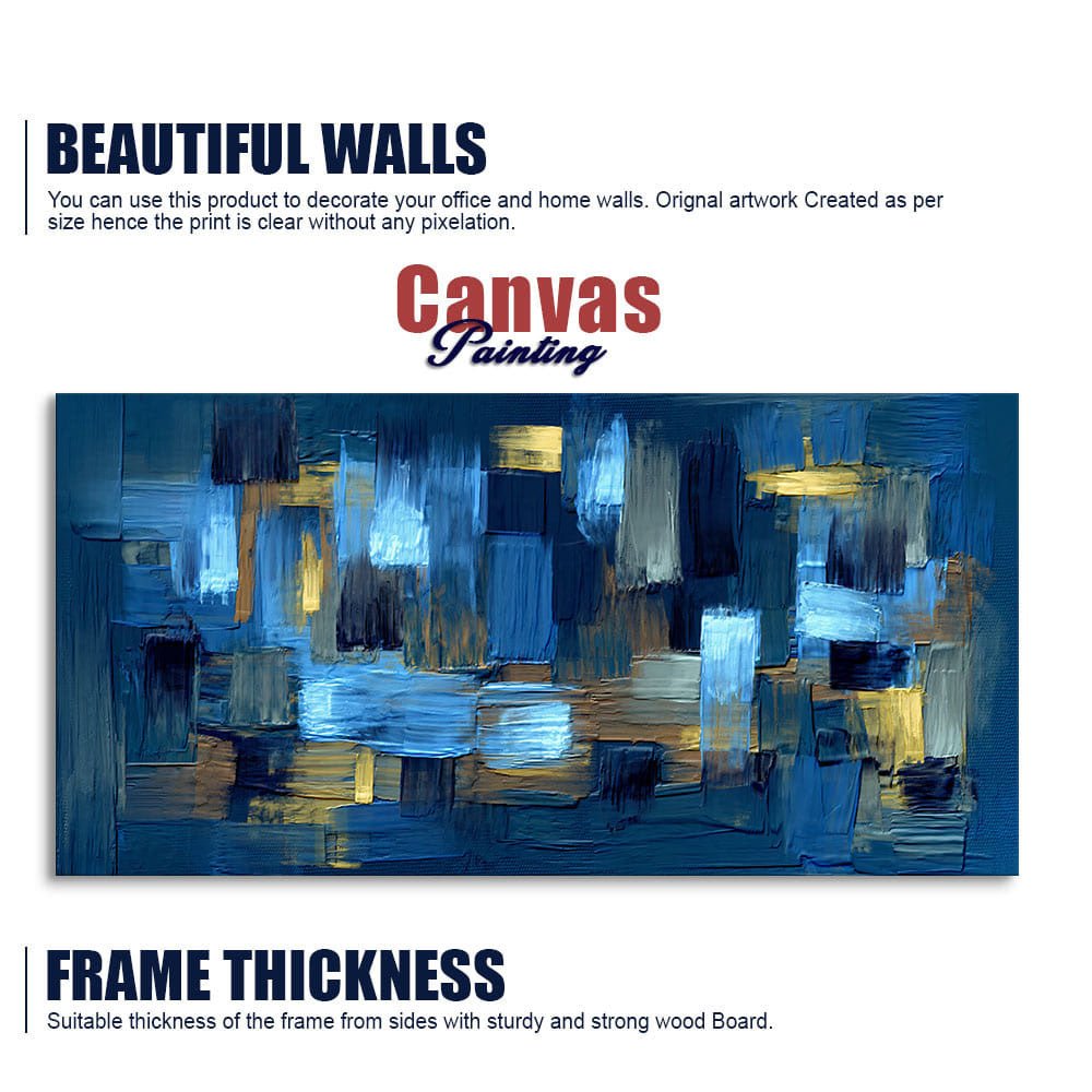 Attractive Abstract Art Canvas Wall Painting - Decor Smart