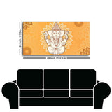 Auspicious Lord Ganesh Canvas Wall Painting - Decor Smart