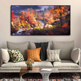 Autumn Season Nature's Scenery Wall Painting - Decor Smart