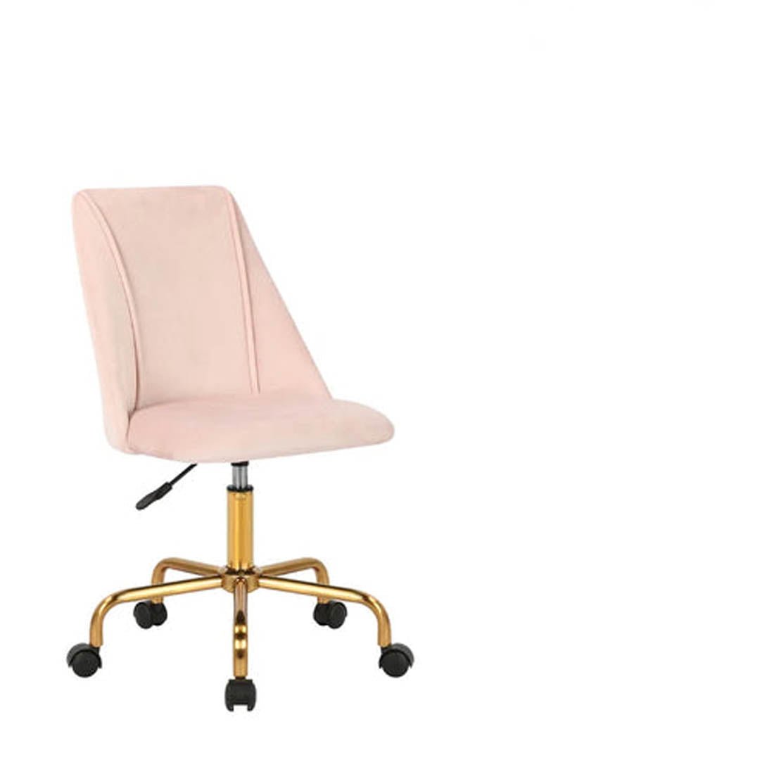 Baby Pink Velvet Luxury Style Swivel Accent Chair - Decor Smart