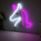 Baby Unicorn Design Neon LED Light