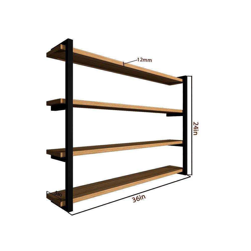 Backlit Wall Shelf Book Shelf In Contemporary Design - Decor Smart