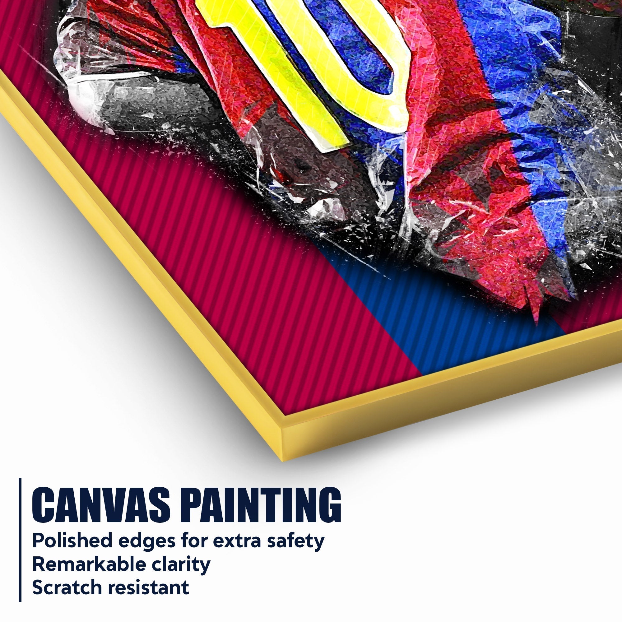 Barcelona Ronaldinho Ga√∫cho Cotton Canvas Wall Painting
