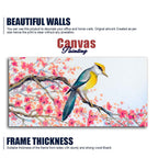 Beautiful Bird on Tree Branch Wall Painting