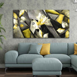 Beautiful Abstract Art Flowers Wall Painting - Decor Smart