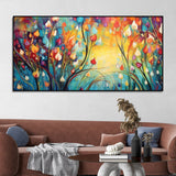 Beautiful Abstract Art of Colorful Flowers Canvas Wall Painting - Decor Smart