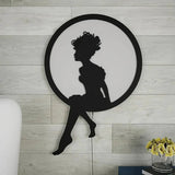 Beautiful Angel Backlit Wooden Wall Decor with LED Night Light - Decor Smart