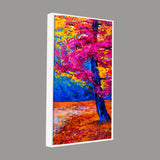Beautiful Autumn Season Colorful Trees Wall Painting - Decor Smart