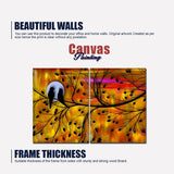 Beautiful Bird Couple on Tree Premium Bedroom Wall Painting - Decor Smart