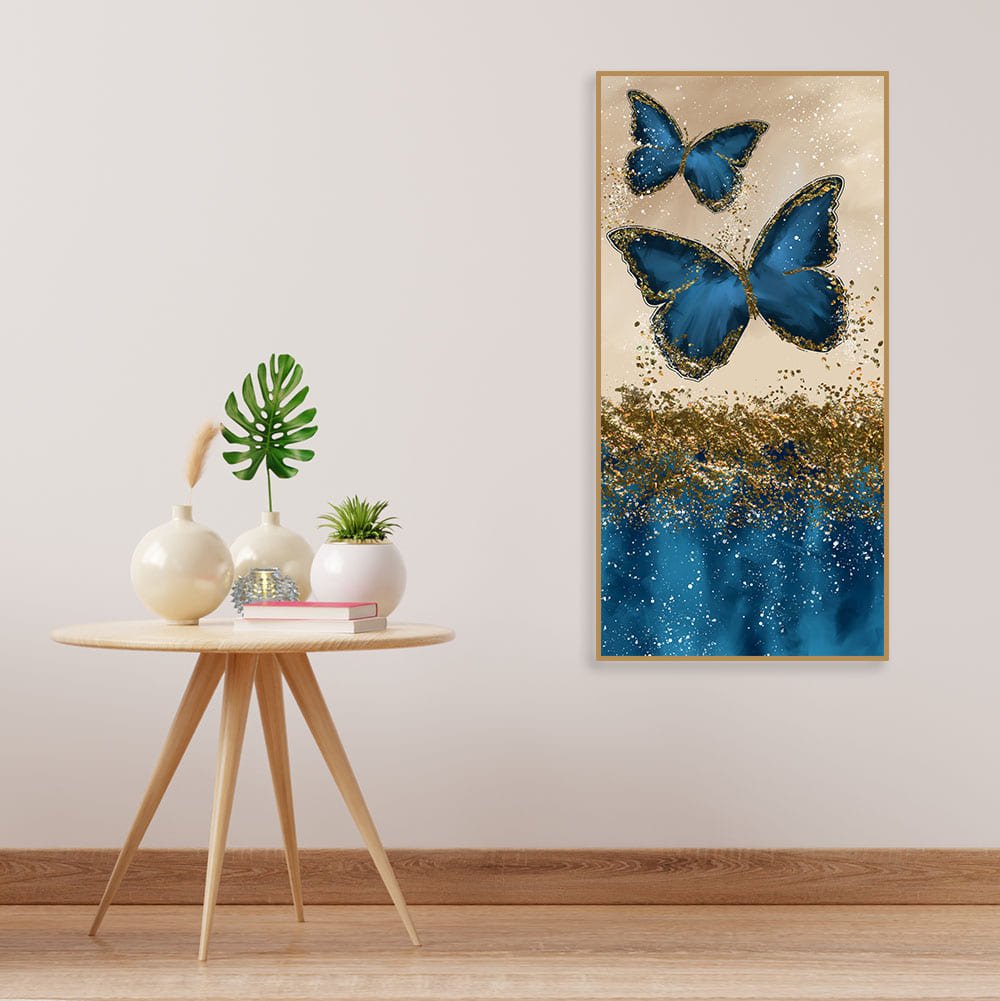 Beautiful Butterfly Premium Canvas Wall Painting - Decor Smart