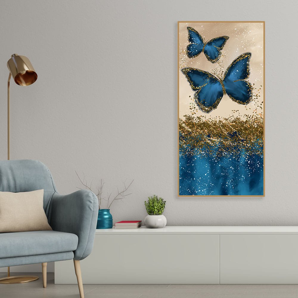 Beautiful Butterfly Premium Canvas Wall Painting - Decor Smart