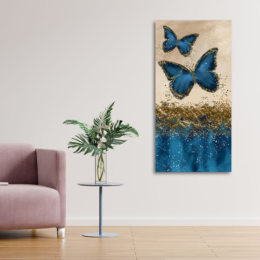 Beautiful Butterfly Premium Canvas Wall Painting - Decor Smart