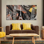 Beautiful Canvas Abstract Wall Painting 3 Pieces
