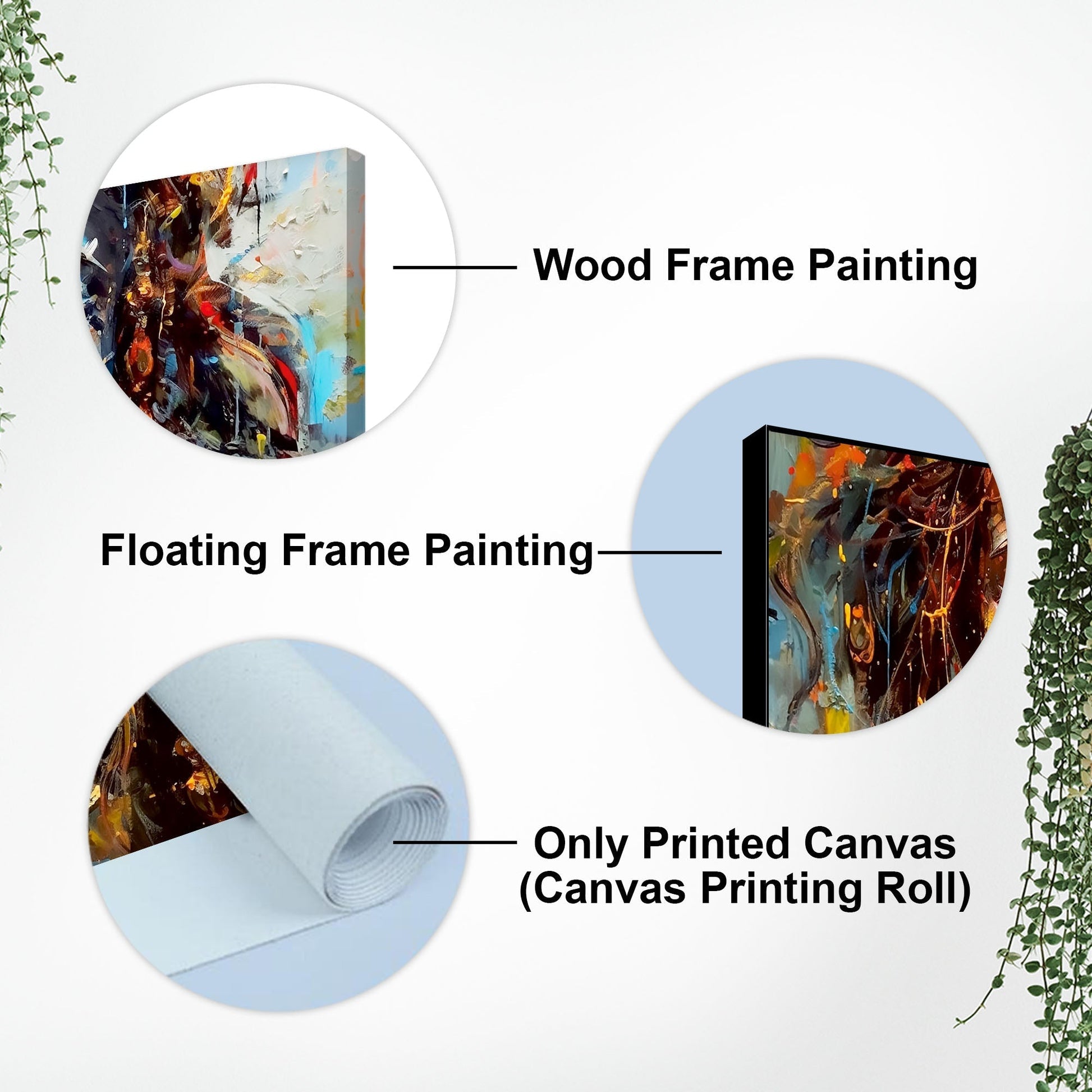 Beautiful Canvas Wall Painting of Artistic Colorful Women Face Art - Decor Smart