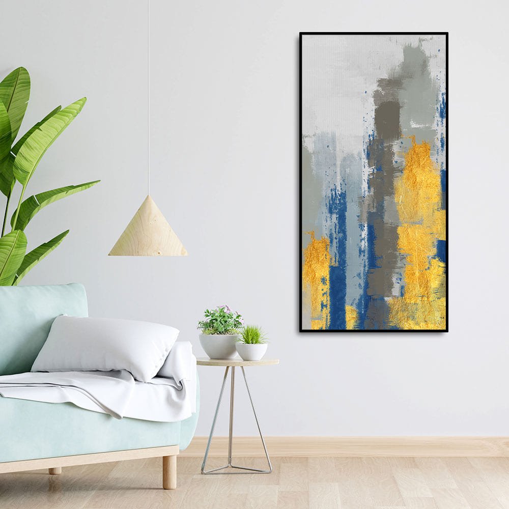 Beautiful Color Abstract Art Premium Canvas Wall Painting - Decor Smart