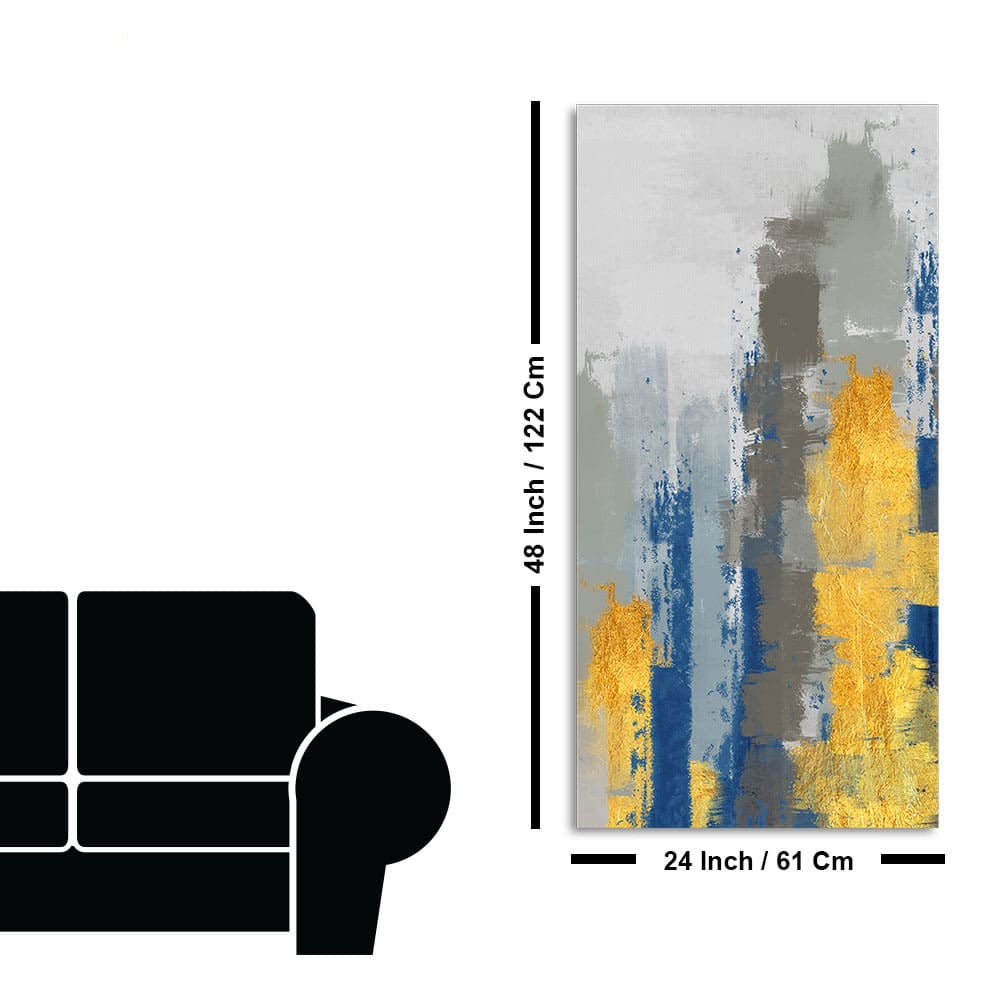 Beautiful Color Abstract Art Premium Canvas Wall Painting - Decor Smart