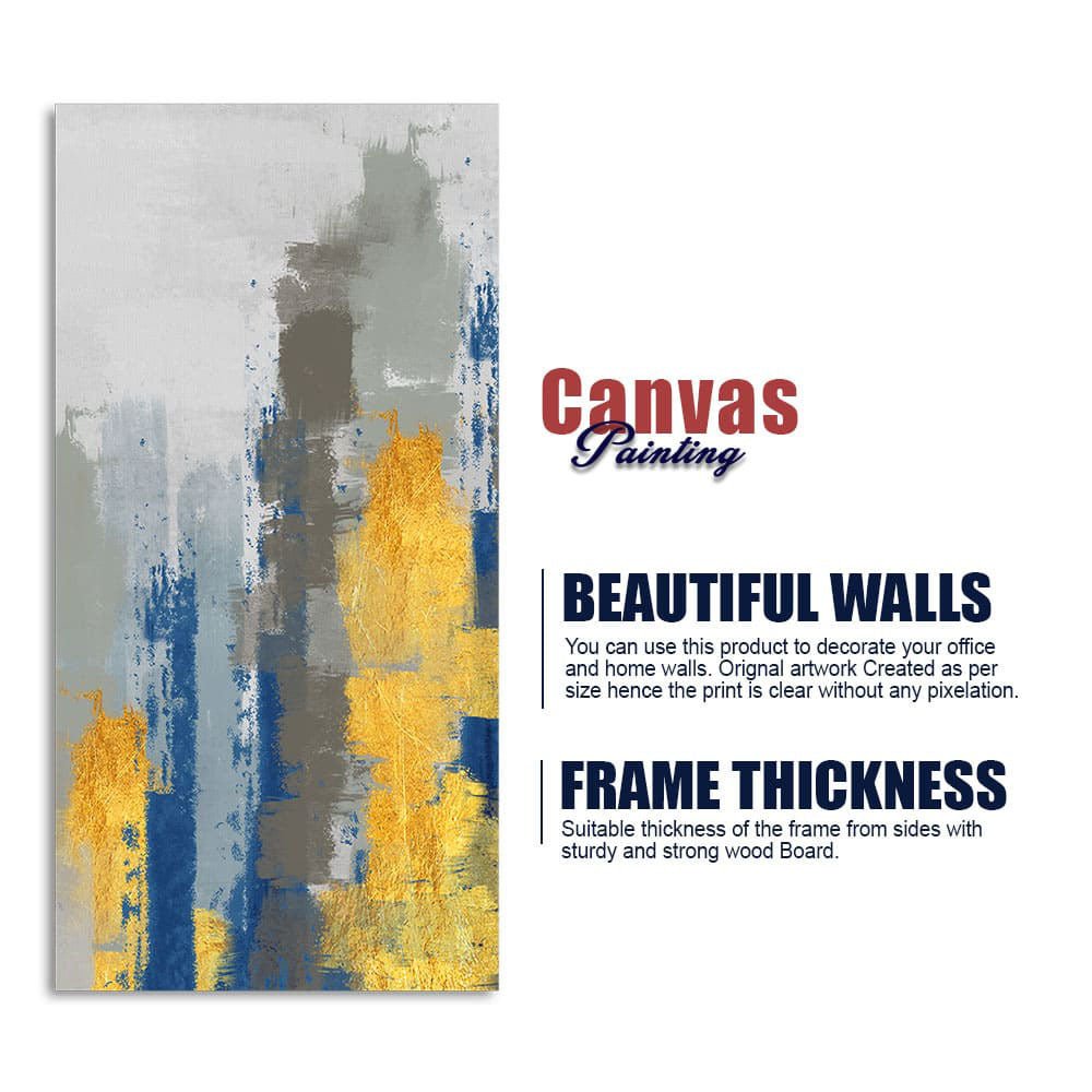 Beautiful Color Abstract Art Premium Canvas Wall Painting - Decor Smart