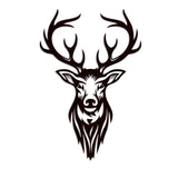 Beautiful Deer Head Premium Backlit Wooden Wall Hanging with LED Night Light Walnut Finish - Decor Smart