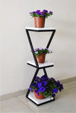 Beautiful Designer White Marble Side Table with Storage Shelf - Decor Smart