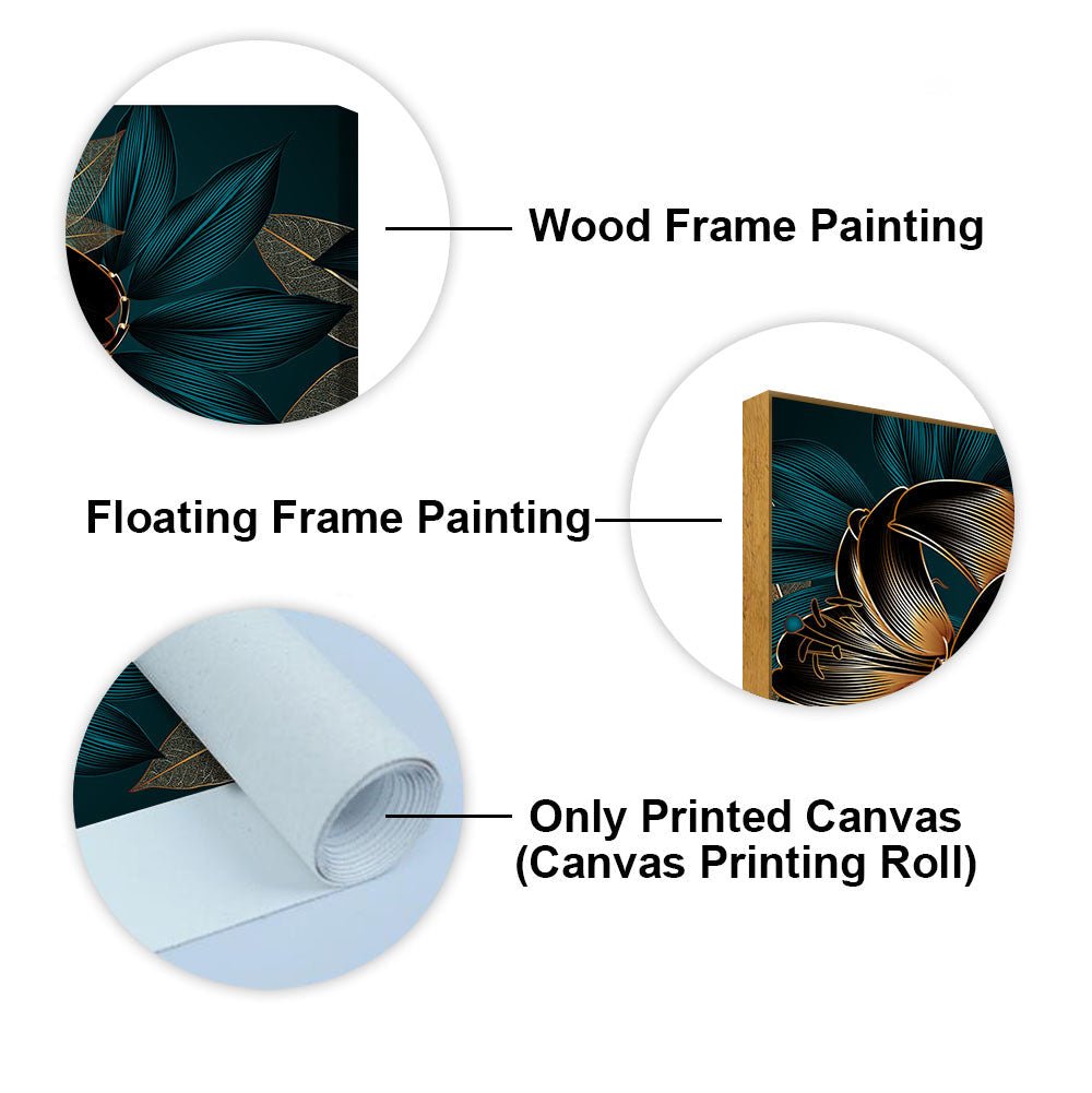 Beautiful Lilies Flowers Canvas Wall Painting - Decor Smart