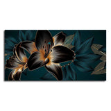 Beautiful Lilies Flowers Canvas Wall Painting - Decor Smart