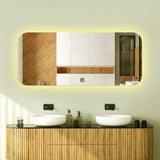 Beautiful Modern Designer LED Rectangular Bathroom Mirror - Decor Smart