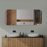 Beautiful Modern Designer LED Rectangular Bathroom Mirror - Decor Smart