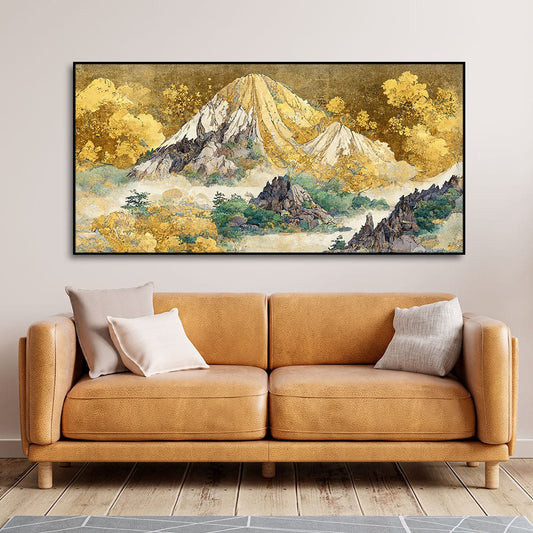 Beautiful Mountain Scenery Premium Canvas Wall Painting - Decor Smart