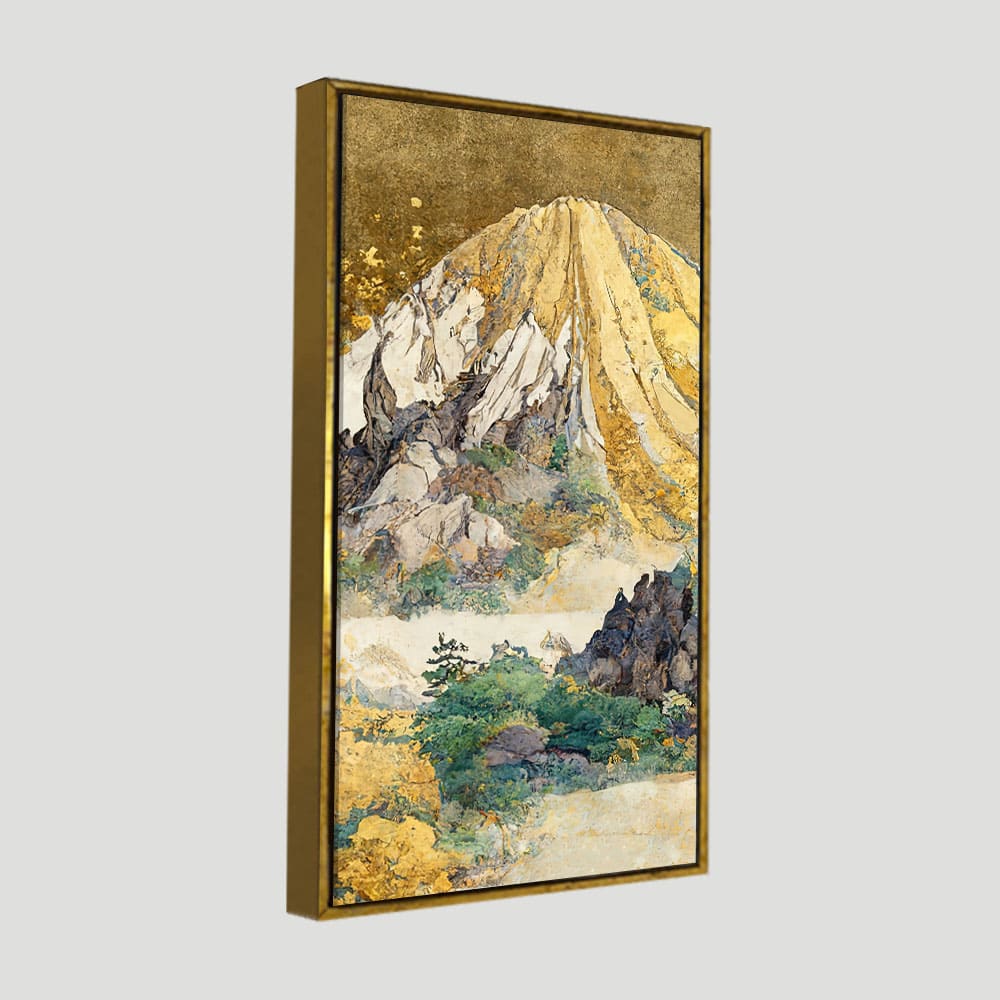 Beautiful Mountains with Autumn foliage of Trees Wall Painting - Decor Smart