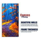 Beautiful Nature Wall Painting of Forest - Decor Smart