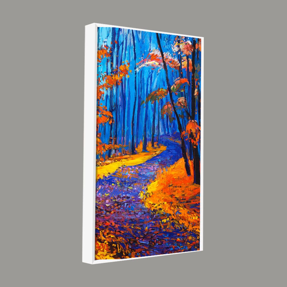 Beautiful Nature Wall Painting of Forest - Decor Smart