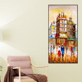 Beautiful Paris City View Living Room Wall Painting - Decor Smart