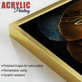 Beautiful Plant Acrylic Floating Wall Painting Set of 2 - Decor Smart