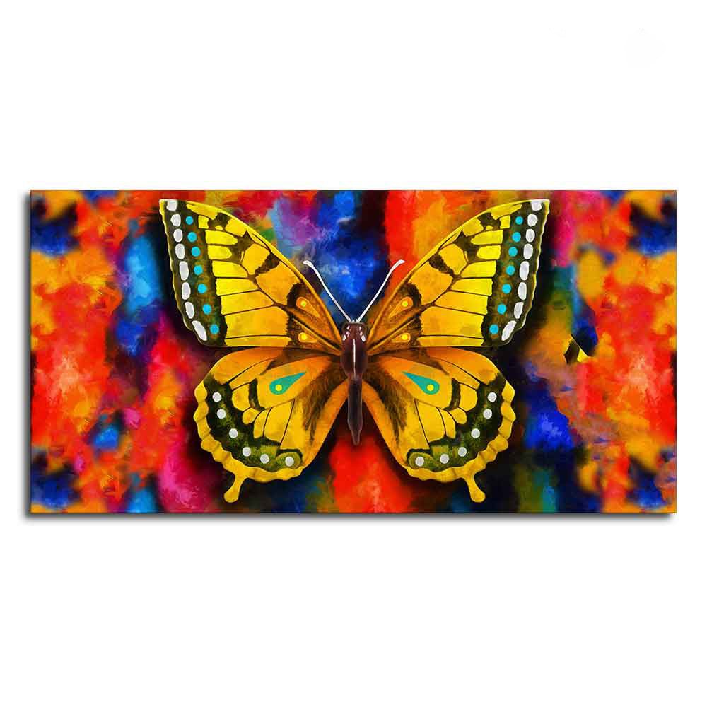 Beautiful Premium Canvas Wall Painting of Tiger Butterfly - Decor Smart